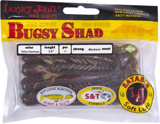 Виброхвосты съедобные «Bugsy Shad»