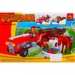 Конструктор «Трактор с животными», 215 деталей - Фото 2
