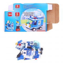 Конструктор «Полиция», 64 детали - Фото 1