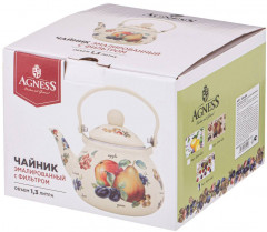 Чайник эмалированный с фильтром - Фото 3