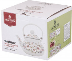 Чайник эмалированный с фильтром - Фото 3