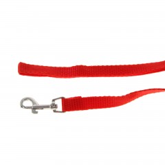 Комплект «Базис», поводок 120 х 1,5 см, шлейка 32-46 х 1,5 см, красный - Фото 1