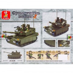 Конструктор «Танк», 344 детали - Фото 1