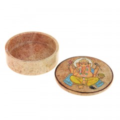 Шкатулка из камня «Ганеша» - Фото 1