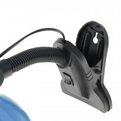 Настольная лампа на прищепке с кнопкой, голубая - Фото 1