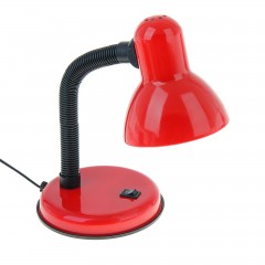 Настольная лампа с кнопкой, красная - Фото 2