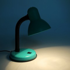 Настольная лампа с кнопкой, зеленая - Фото 1