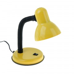 Настольная лампа с кнопкой, желтая - Фото 2