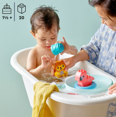 Конструктор Duplo 10966 Приключения в ванной: плавучий остров для зверей. Bath Time Fun: Floating Animal Island - Фото 8
