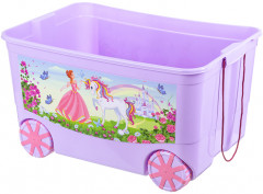 Ящик для хранения игрушек «Принцесса и единорог» - Фото 1