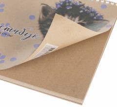 Скетчбук «Котёнок в веночке» - Фото 2