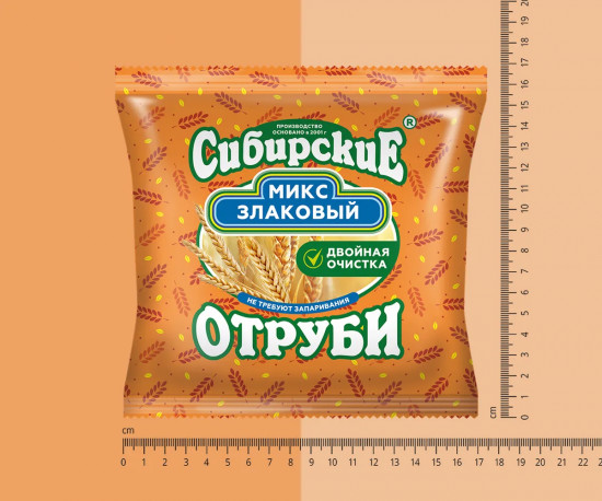 Отруби сибирские «Злаковый микс»