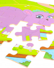 Рамка-пазл «Бегемот» - Фото 2