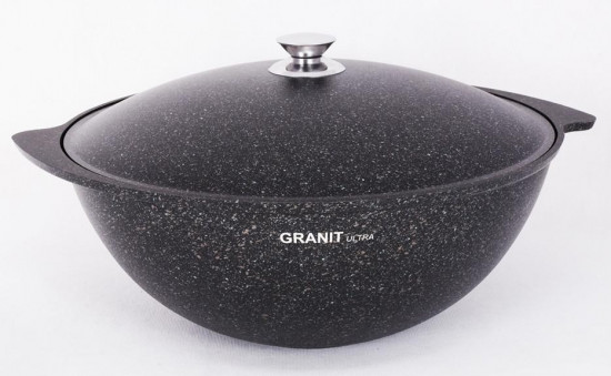 Казан для плова с крышкой «Granit ultra original»