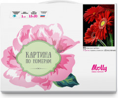 Картина по номерам «Красные герберы» - Фото 1