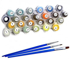 Картина по номерам «Штуц Е. Калина на окне» - Фото 3