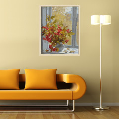 Картина по номерам «Штуц Е. Калина на окне» - Фото 2