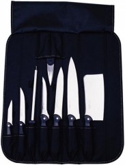 Набор ножей (9 предметов) в складной сумке - Фото 1