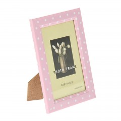 Фоторамка пластик «Белый горошек на розовом», 10 х 15 см - Фото 3
