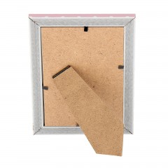 Фоторамка пластик «Белый горошек на розовом», 10 х 15 см - Фото 1