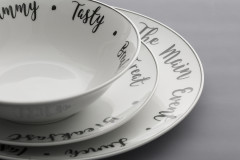 Тарелка «Carnaby Script» - Фото 1