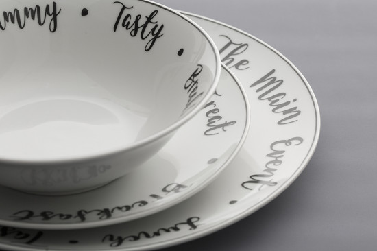 Тарелка «Carnaby Script»