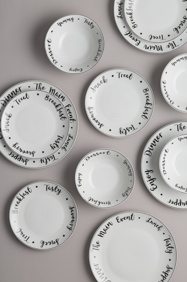 Тарелка «Carnaby Script»