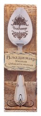 Ложка чайная «Владимир» в подарочной коробке - Фото 1