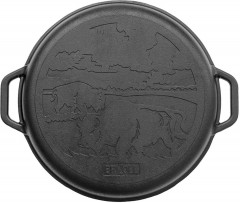 Крышка-сковорода чугунная - Фото 2