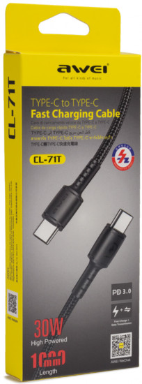 Кабель Awei Type-C
