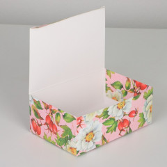 Коробка подарочная «Цветы» - Фото 1
