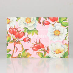 Коробка подарочная «Цветы» - Фото 3