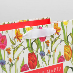 Пакет подарочный «С днем 8 Марта» - Фото 3