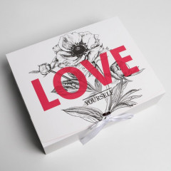 Коробка двухсторонняя подарочная «ЧБ» - Фото 2