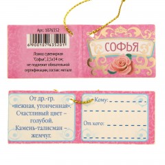Ложка сувенирная «Софья» - Фото 4