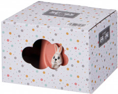 Кружка с крышкой и ложкой «Зайка» - Фото 3