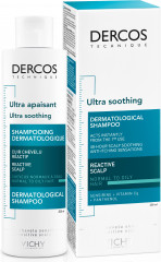 Dercos Успокаивающий шампунь-уход без сульфатов для нормальных и жирных волос - Фото 3