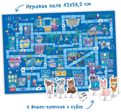 Игра настольная «Кошачий патруль»