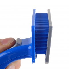 Пуходерка пластиковая с самоочисткой, 15 х 10 см - Фото 1