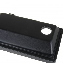 Аквариум с крышкой прямоугольный, черный - Фото 2