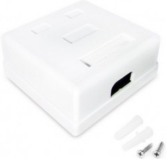 Розетка компьютерная 2-местная - Фото 1