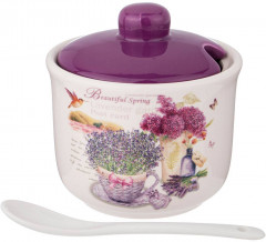 Сахарница с ложкой «Лавандовая весна» - Фото 1