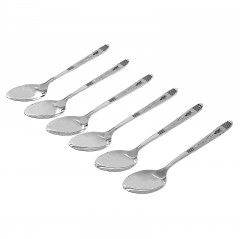 Набор ложек чайных «Черный тюльпан», 6 шт - Фото 1