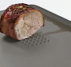 Доска разделочная для мяса «Cut&Carve» двухсторонняя большая, серая - Фото 3