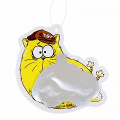 Ароматизатор в авто подвесной «Котэ», персик - Фото 2