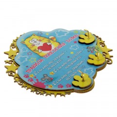 Ключница «Правила поведения от Котэ» - Фото 3