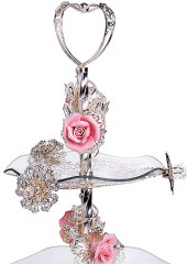 Конфетница 2-х ярусная - Фото 1