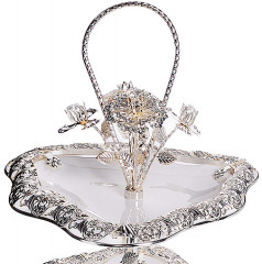 Конфетница 2-х ярусная - Фото 1