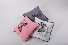 Подушка «Бабочки» (45х45 см, 20% хлопок, 80% полиэстер) - Фото 2