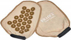 Варежки массажные акупунктурные с магнитами - Фото 2